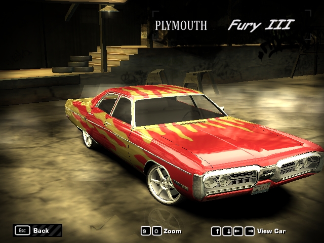 Screenshot 1 of Need for Speed Most Wanted Plymouth Fury III Addon
