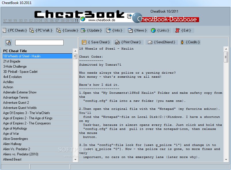 CheatBook October 2011