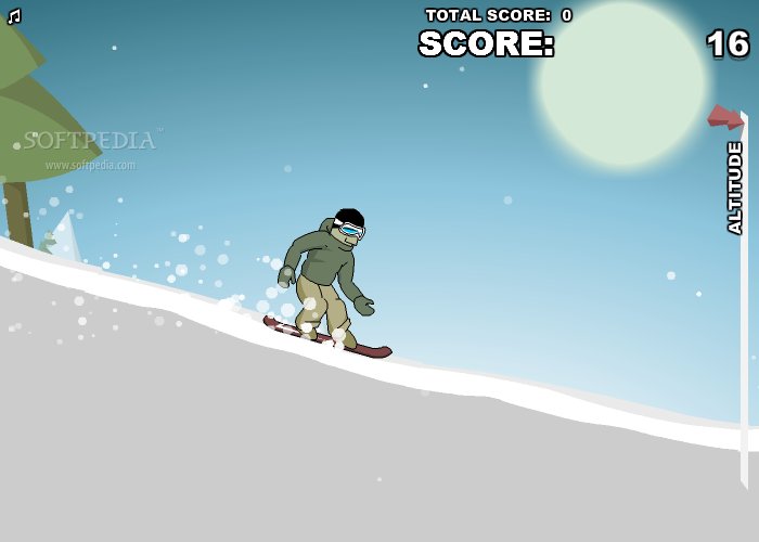 juego snowboard downhill