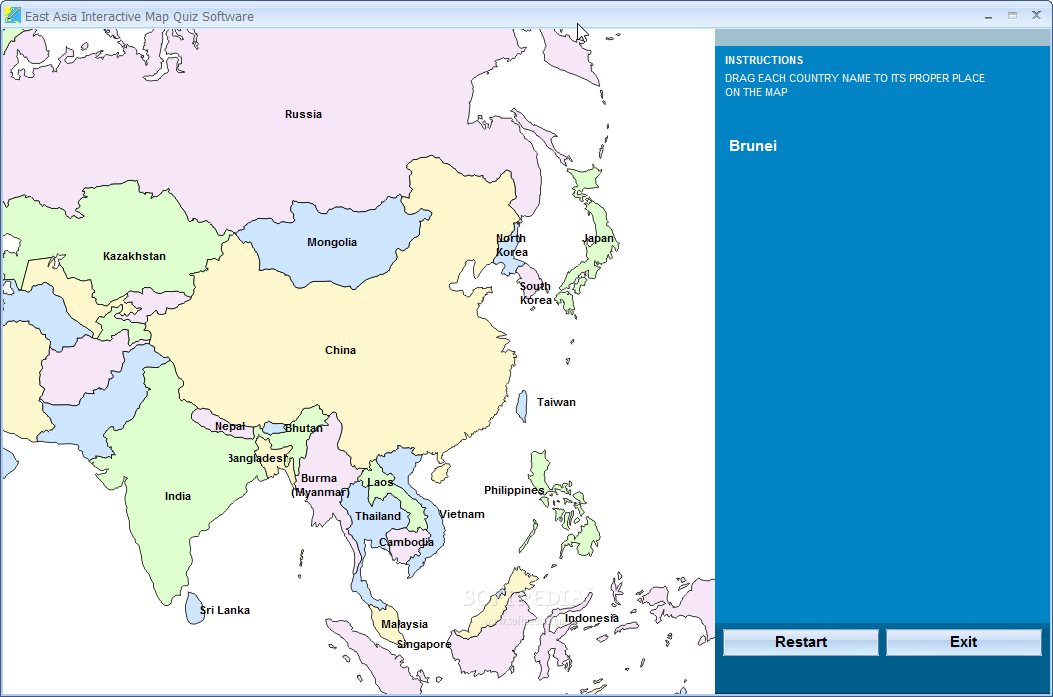 East Asia Map Quiz 2