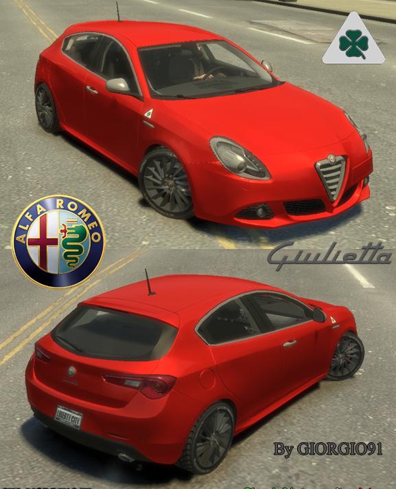 Screenshot 1 of GTA IV Addon Alfa Romeo Giulietta Quadrifoglio Verde