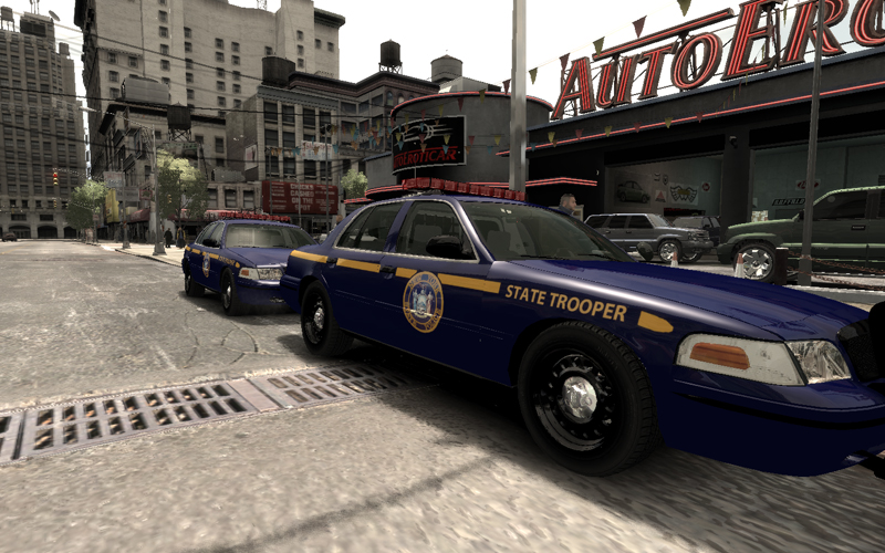  GTA IV Addon New York State Patrol Crown Victoria Police Interceptor