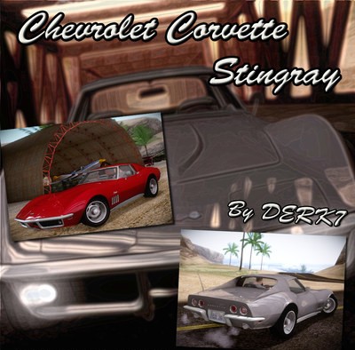 Corvette Stingray   Wanted on Gta  San Andreas Addon   1968 Chevrolet Corvette Stingray Screenshots