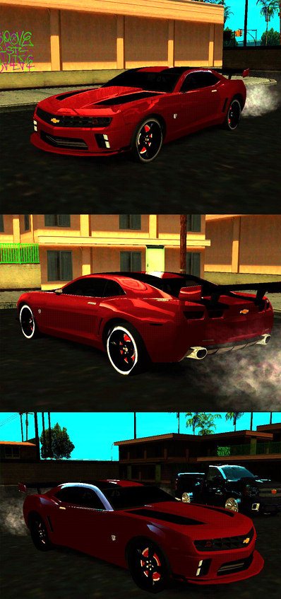 GTA San Andreas Addon 2012 Chevrolet Camaro SS Transformers 3 screenshot 