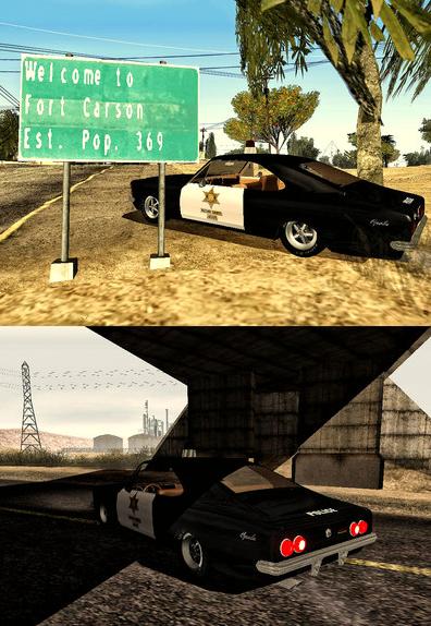 Screenshot 1 of GTA San Andreas Addon Chevrolet Opala da Policia