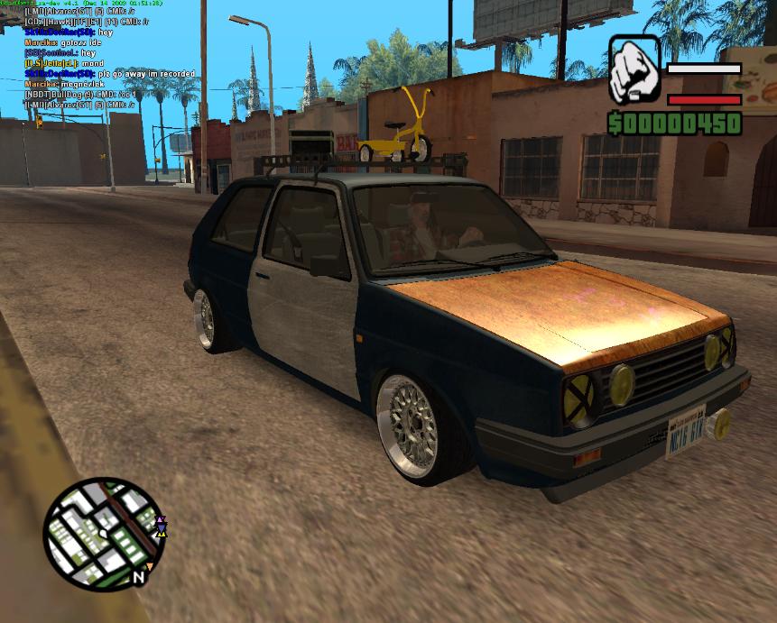 Screenshot 1 of GTA San Andreas Addon VW Golf II Rat Style