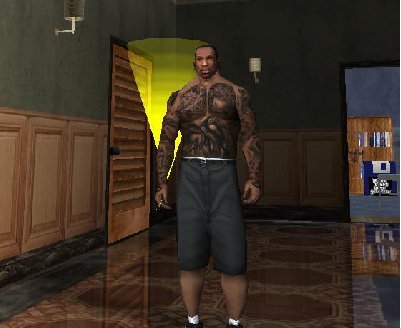 Screenshot 1 of GTA San Andreas Addon Ami James Chris Nunez Tattoo