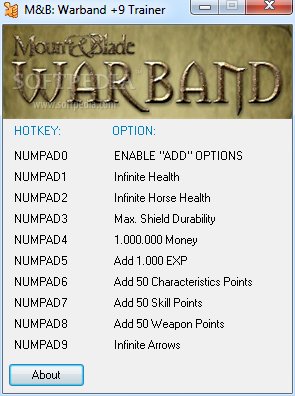 mount and warblade cheats