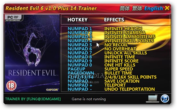 Download Trainer resident evil 6  Full Version